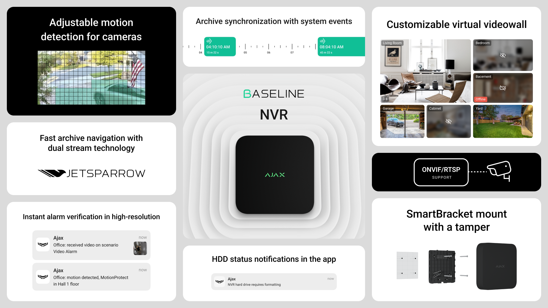Key features - EN - Ajax NVR